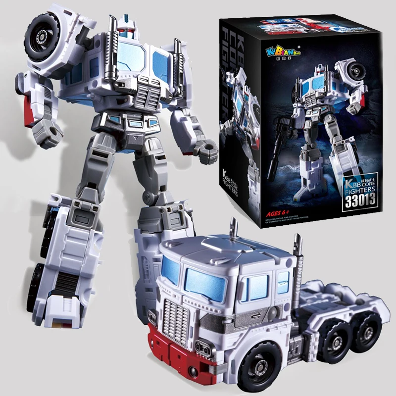 KBB трансформация белый Optimus OP Pilot Tong Tian Xiao Auto Combat Commander ПВХ фигурка Детские куклы