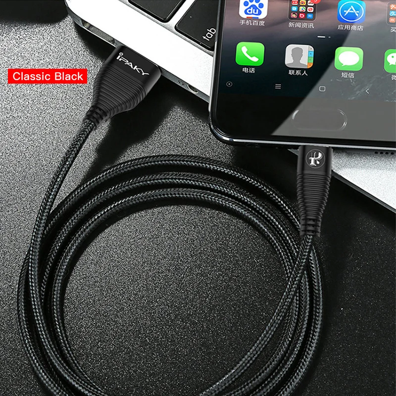 IPAKY usb type C кабель USB для мобильного телефона Синхронизация данных Быстрая зарядка