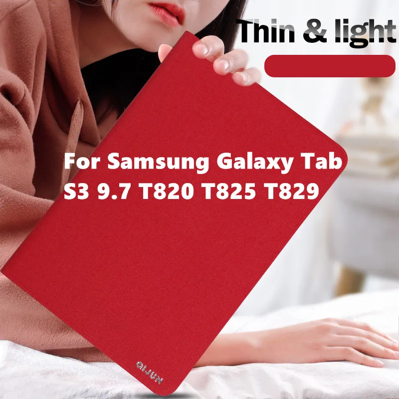 Чехол для Samsung Galaxy Tab S3 9 7 чехол планшета ультратонкий прозрачный кронштейн SM T820 T825