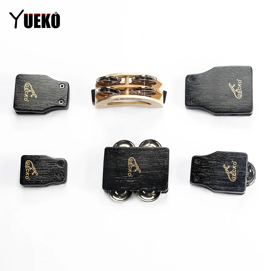 Cajon спутники Gecko коробка барабан спутник набор включает Castanets Jingle Bells ножной