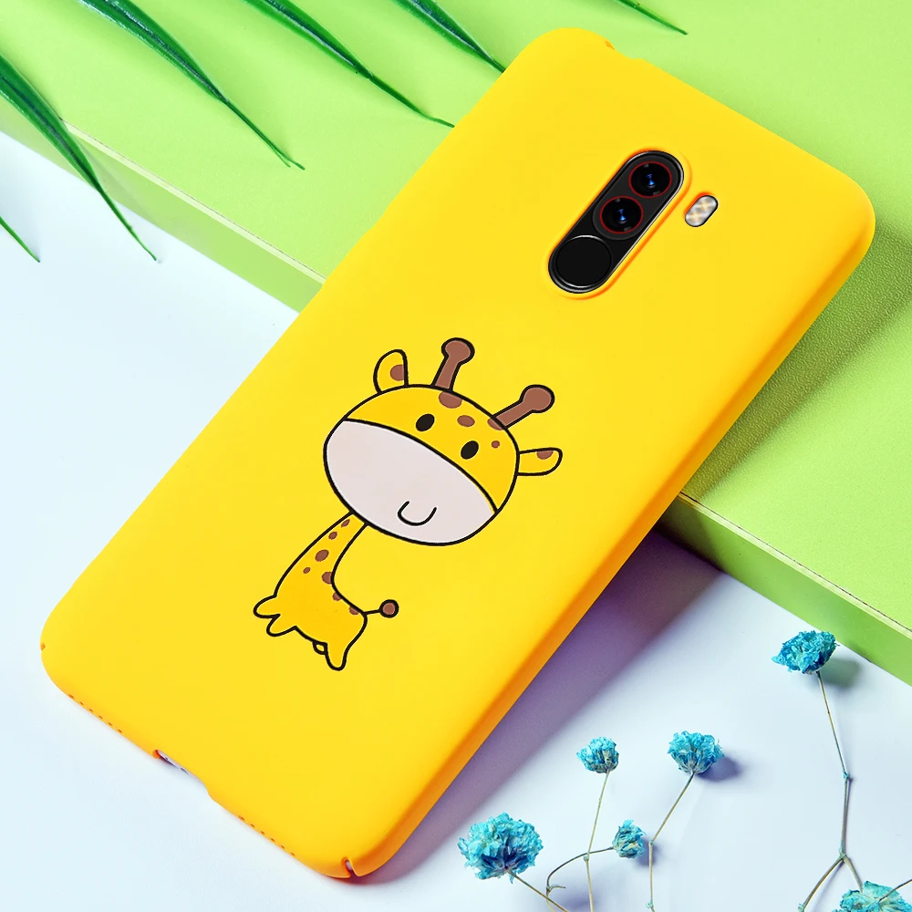 TOMKAS Забавный Банан Bad Boy Pocophone F1 Футляр задняя крышка случае милые животные