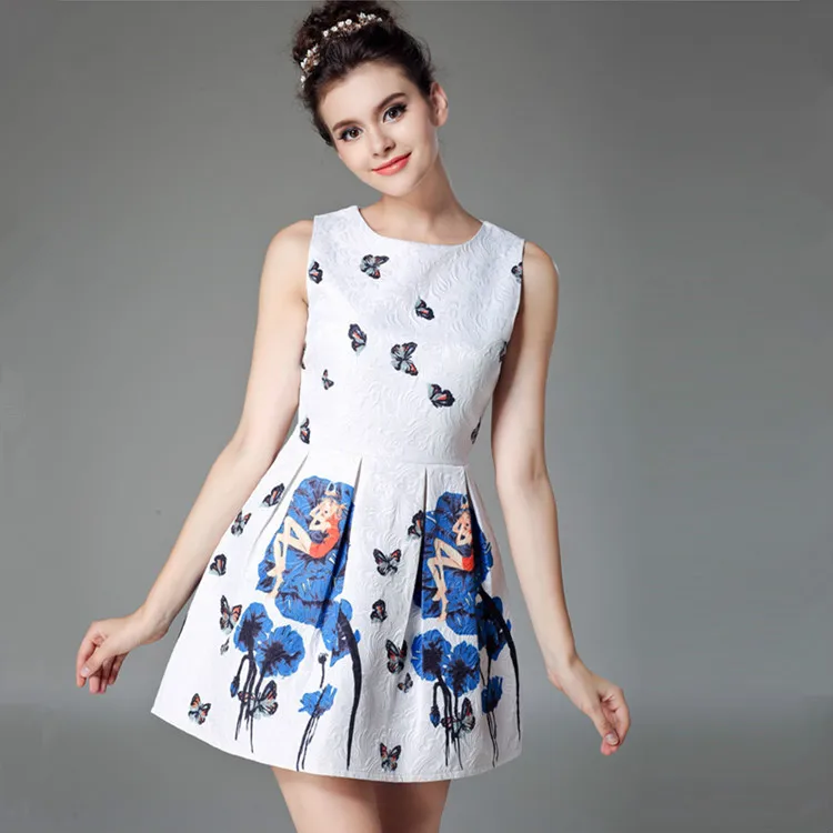 Vestidos Longos печать летнее платье короткие платья женщин Vestido короткий халат Vetement