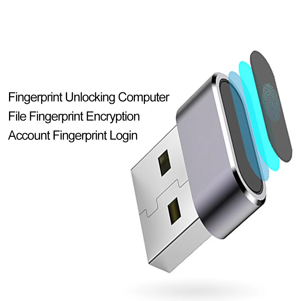 USB считыватель отпечатков пальцев Профессиональный легкий портативный файл безопасности алюминиевый безопасный точный для ноутбука PC ключ мини разъем