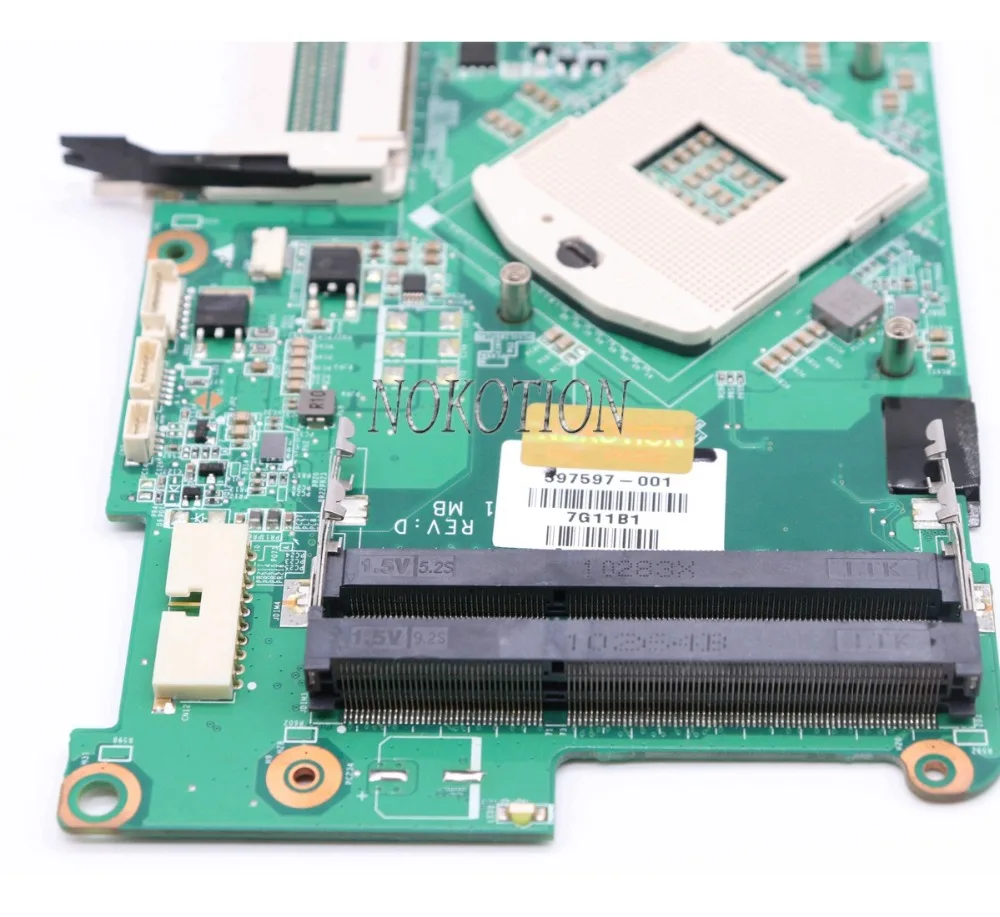 NOKOTION материнская плата для ноутбука HP ENVY 15 DASP7DMBCD0 597597 001 PM55 ATI RADEON HD5830 DDR3 основная