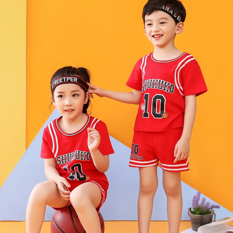 Toddler Boy Sports Clothing Set Baby Girl Summer Casual T-shirt Suit Football Uniforms Basketball Kids Children Letter Clothes | Детская