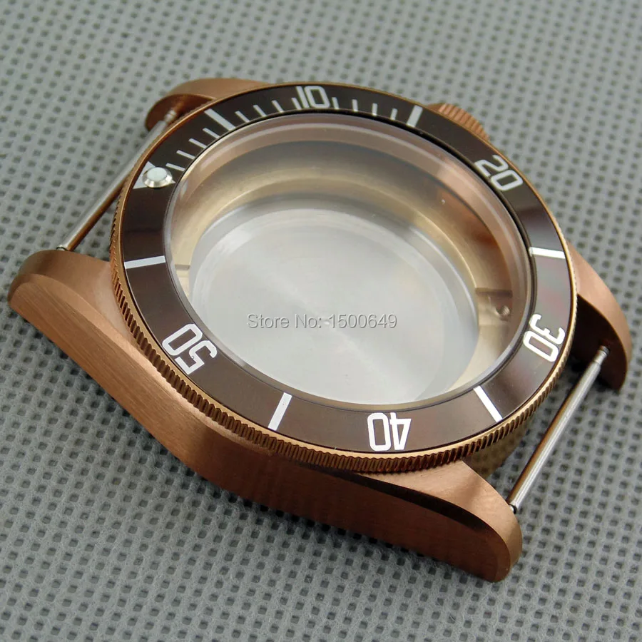 Чехол для часов 41 мм sapphire Coffee подходит ETA 2836 Miyota 8205/8215 DG2813 с автоматическим