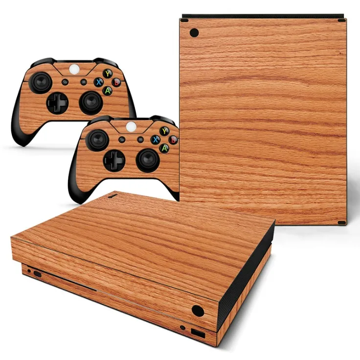 Дерево персонализированные кожи Обложка обёрточная бумага для Xbox One X виниловая наклейка аксессуары наклейки