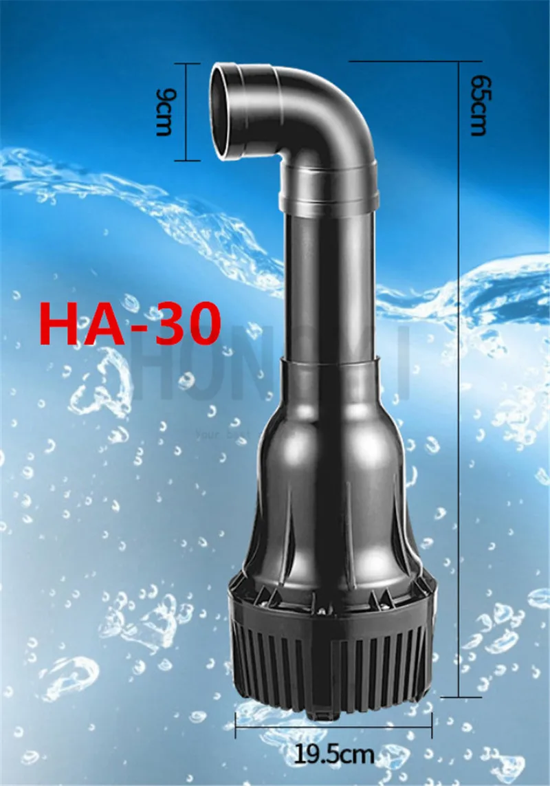 Фото Atman 1 шт. HA30/HA35 большой поток Циркуляционный фильтр-насос аквариума фонтан с погружным насосом водяной насос для аквариума пруда koi №2