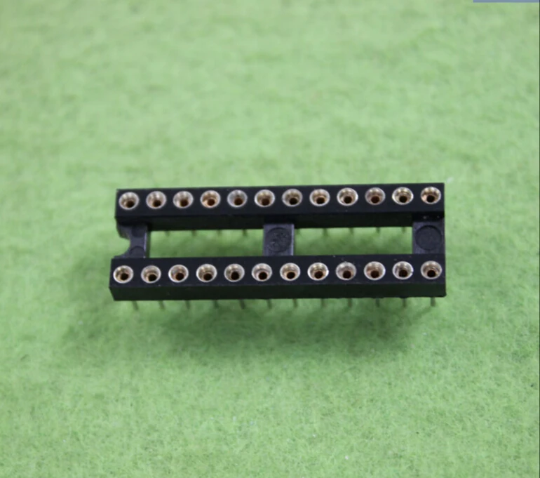 10pcs 6 Pin 8 14 16 18 20 24 28 2.54mm DIP SIP Round IC Sockets Adaptor Solder Type |