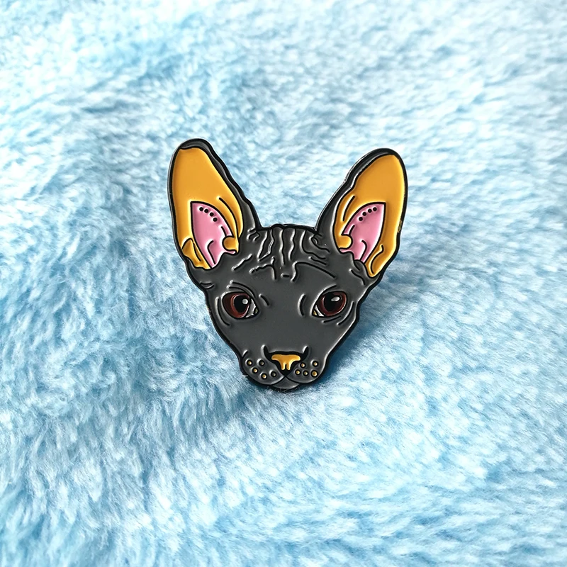 Брошь с животными в виде кошки Sphynx | Украшения и аксессуары