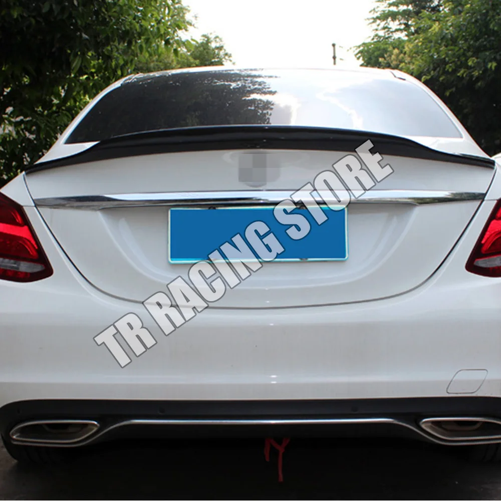 W205 PSM стиль углеродное волокно задний багажник крыла Spoile для Benz C180 C200 C250 C300 C350 и C63