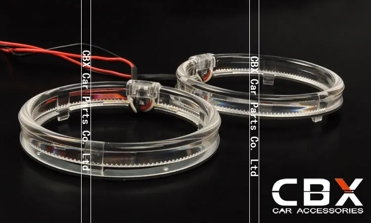 Высококачественное светодиодное кольцо с ангельским глазом 3 0 дюйма Halo Rings 2 шт.