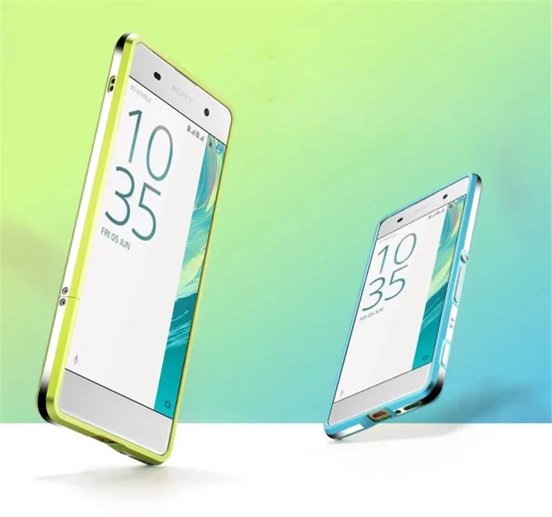 Чехол-бампер для sony XA роскошный чехол с металлическим алюминиевым каркасом Xperia