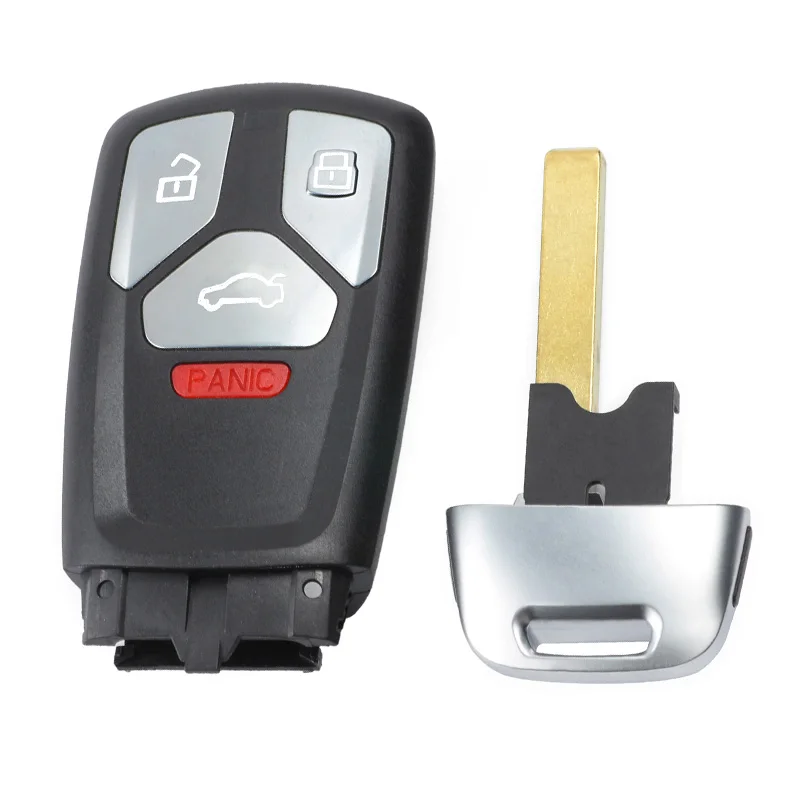 KEYECU 315/ 434 МГц 8S0 959 754 AL / 4M0 AK /AQ /AF без ключа с 4 кнопками для Audi A4 A5 Quattro Q7 TT|Ключ от
