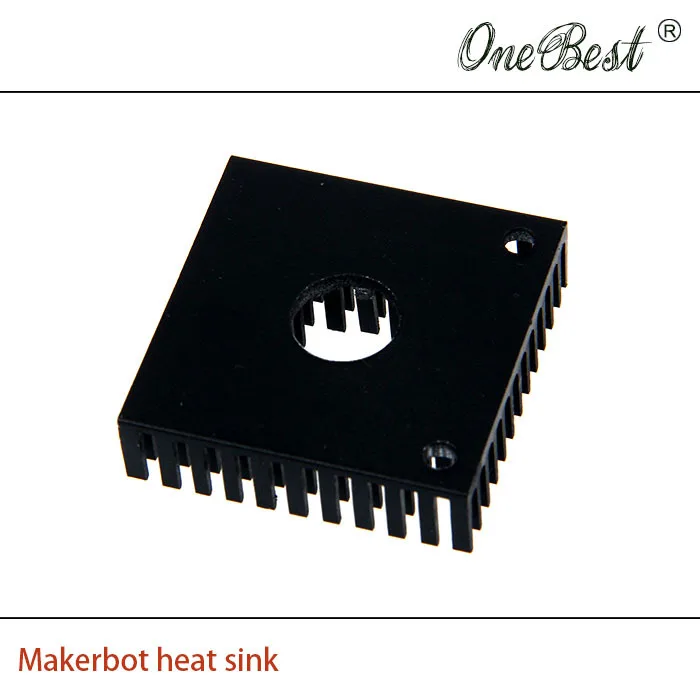 2 шт./лот 40x40x11 мм радиатор для экструдера MK7/MK8 3D принтера Makerbot алюминиевый фитинг