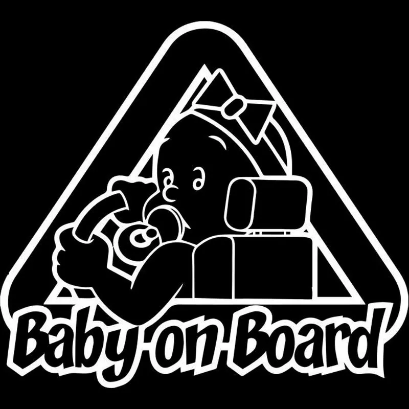 Автомобильная виниловая наклейка с надписью BABY ON BOARD 15 х13 6 см|baby on board|on boardsticker vinyl |