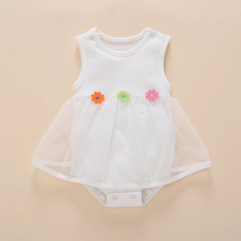 Одежда для маленьких девочек подарок на первый день рождения детское платье боди