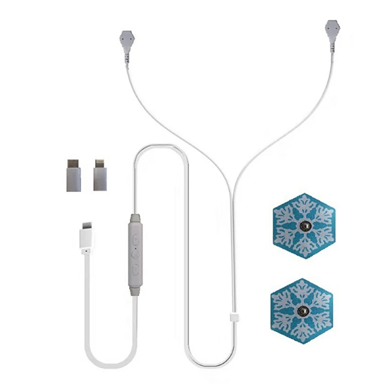 Портативный мини массажер стимулятор мышц расслабление тела подключение к