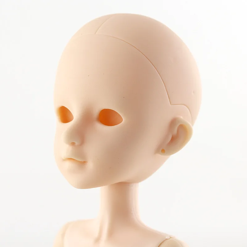 

36cm 22 Movable Joint BJD Doll Female Naked Nuded Body 3D Eyes Bald Head DIY Makeup Doll Toys for Girls Gift