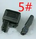 Size 5 Black nickel 100 шт./лот 3#5#8#10# застежка-молния, фиксатор, коробка для шитья, аксессуары на молнии, Мгновенный ремонт, аксессуары - Цвет: Size 5 Black nickel