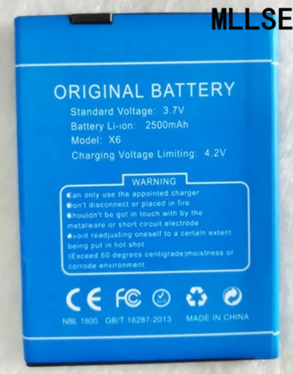 100 шт. MLLSE 2500 мАч X6 батарея Для DOOGEE X6pro рекламная для телефона|battery for doogee|battery forphone