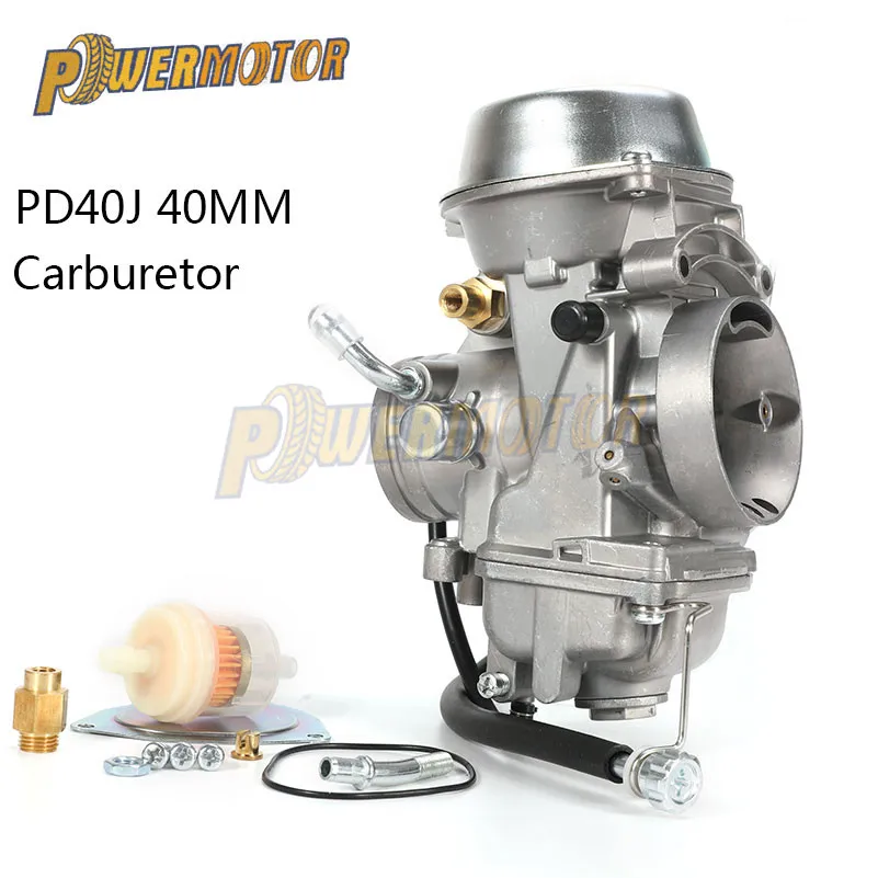 40 мм PD40J 4 тактный мотоцикл карбюратор вакуумный чехол ATV Quad Carb для POLARIS SCRAMBLER 500 4X4