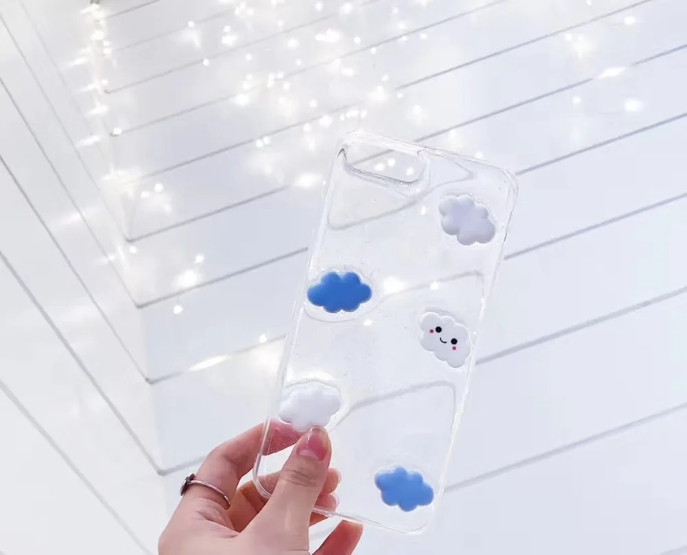 MOUGOL Corlorful Cloud силиконовый чехол для телефона iPhone 7 8 Plus XS Max XR милые Чехлы X 6 S Мягкий