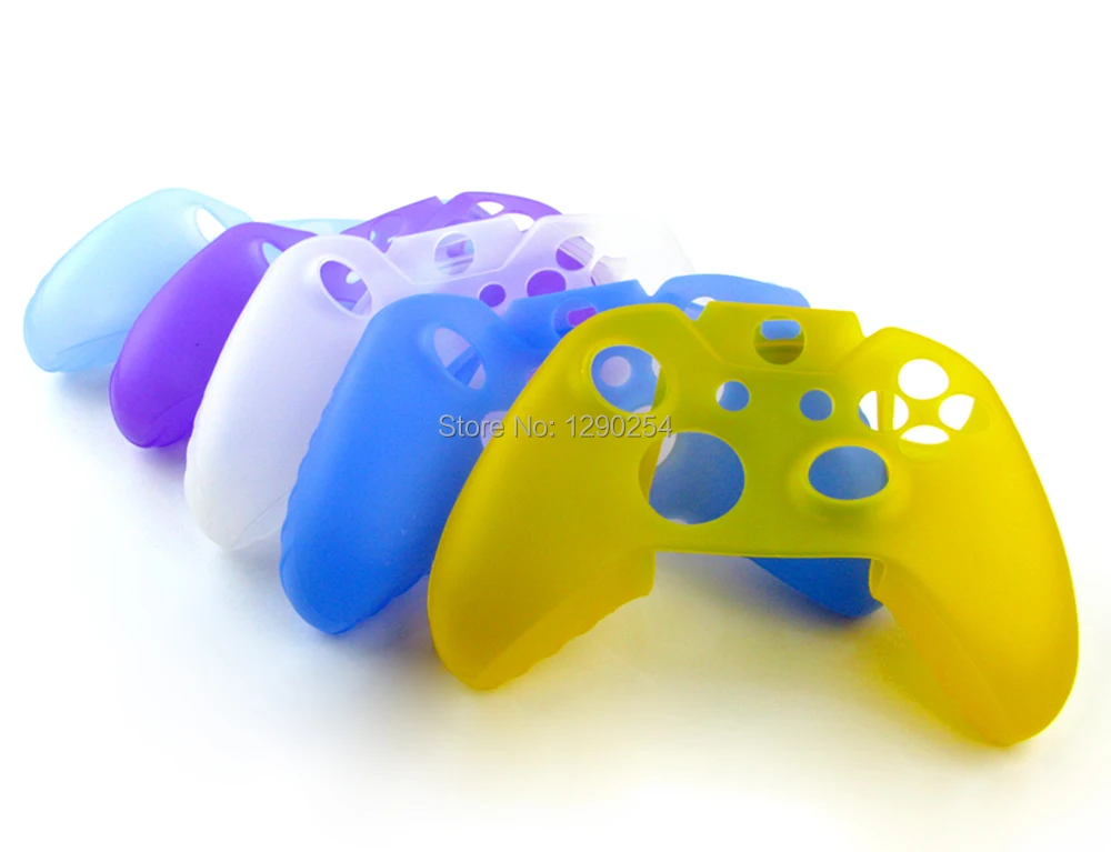 

50PCS/LOT HOT Protective Soft Silicone Cover Case Controller Protective Skin Shell for XBOXONE Xbox One Controller