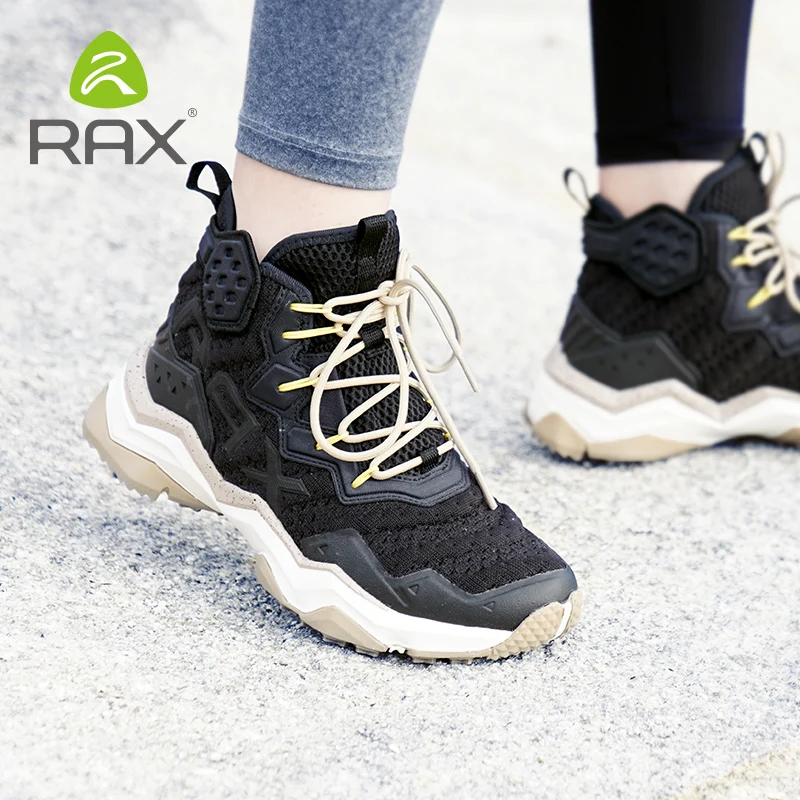 Rax Men Hiking Shoes 2019 Spring New Breathable Outdoor Sports Sneakers for Men Mountain Shoes Trekking Sports Shoes Male