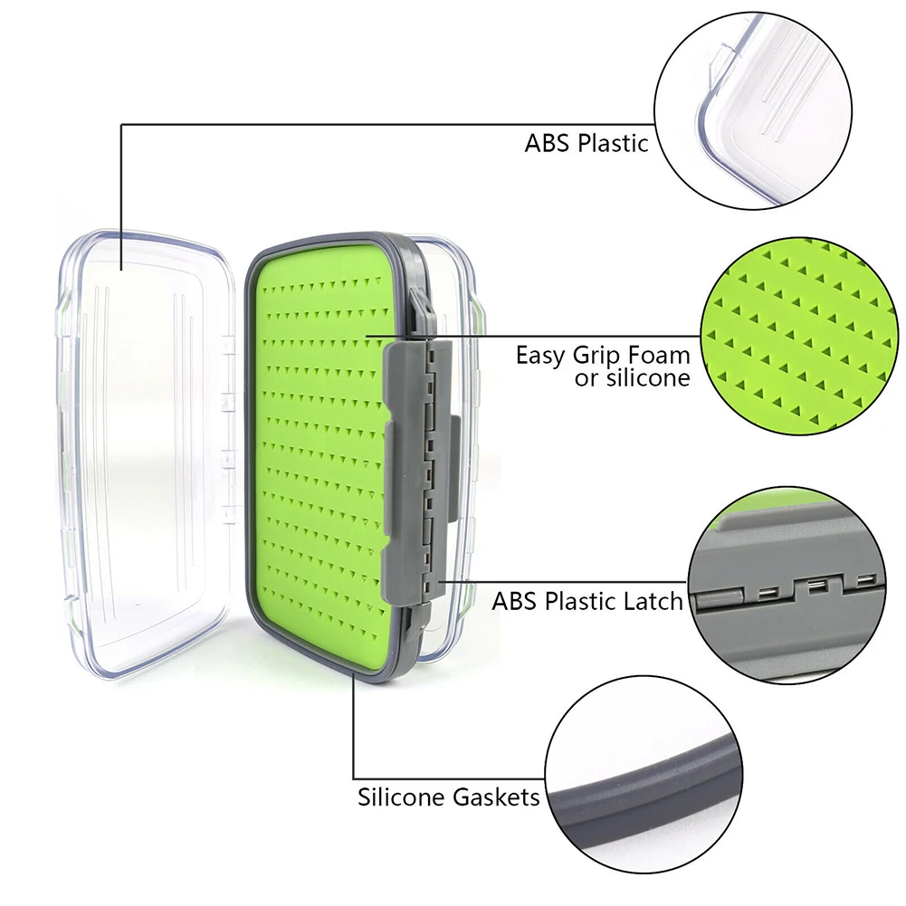 

NEW Waterproof Fly Fishing Tackle Accessories Storage Case Box for Lure Baits Hook