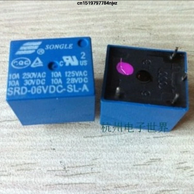 SRD 06VDC SL A 05VDC 12VDC 24VDC 4PIN T73 5 шт.|Интегральные схемы| |