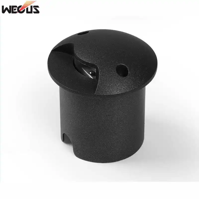 1 beam of light WECUS) Foot light led outdoor waterproof embedded aisle corner lamp indoor and outdoor stairs step light buried lamp - Emitting Color: 1 beam of light