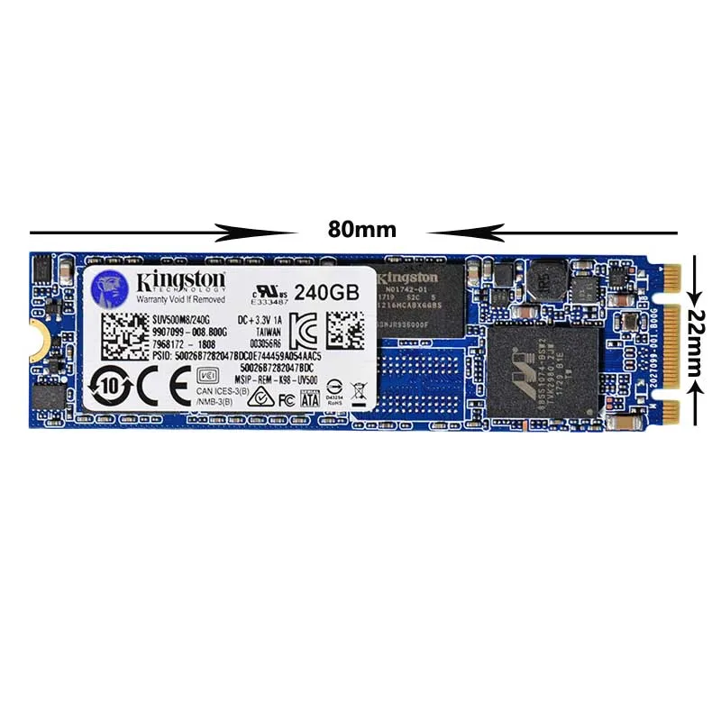 Kingston SSD внутренний 480 ГБ 240 ГБ 120 Гб SATA3 M2 2280 интерфейс SUV500M8 зашифрованный HD твердотельный накопитель для ноутбука дропшиппинг