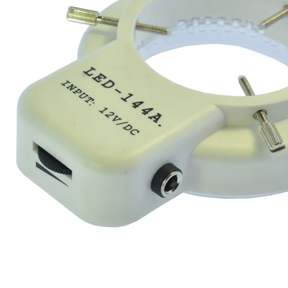 7W 144 LED стерео микроскоп Светодиодный промышленный кольцевой светильник