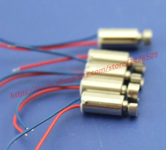 5 pcs 1-3V micro vibration motor 4*8MM Micro coreless motors with wire for Science and Technology Making model of | Игрушки и хобби