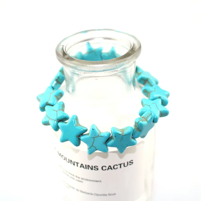 2018 Cute Blue and White Pine Stars Bracelet Men Women Lovers European American Fashion Female | Украшения и аксессуары