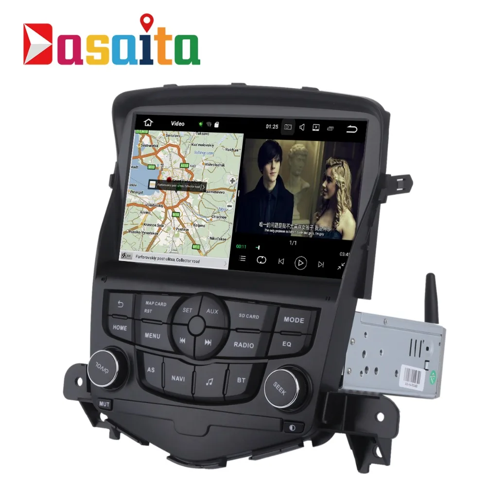Автомобильный GPS-плеер Dasaita 8 дюймов Android 10 0 навигация для Chevrolet Cruze 2008-2011 2 ГБ + 16