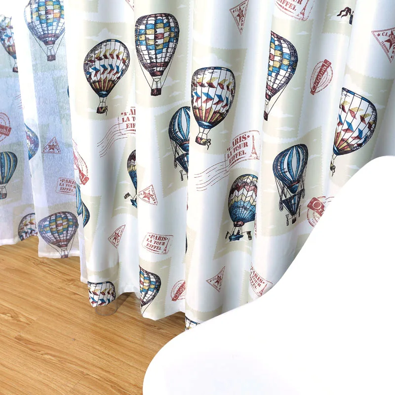 Горячая мультфильм шар ребенок занавес мальчик готовой продукции оттенок ткани