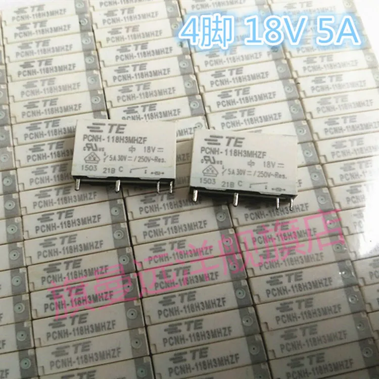Реле PCNH-118H3MHZF 18 в 5 А 4-контактное В постоянного тока | Электронные компоненты и
