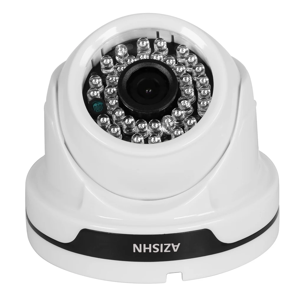 AZISHN H.265 IP камера Full HD 1080P 2.0MP SONY IMX323 36 шт. ИК светодиоды Крытый Купол CCTV ONVIF P2P обнаружения движения Hi3516EV100