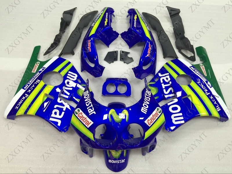 Abs обтекатель CBR 250 RR 1990 1994 MC22 movistar Пластиковые обтекатели для Honda Cbr250rr 1991|Полные
