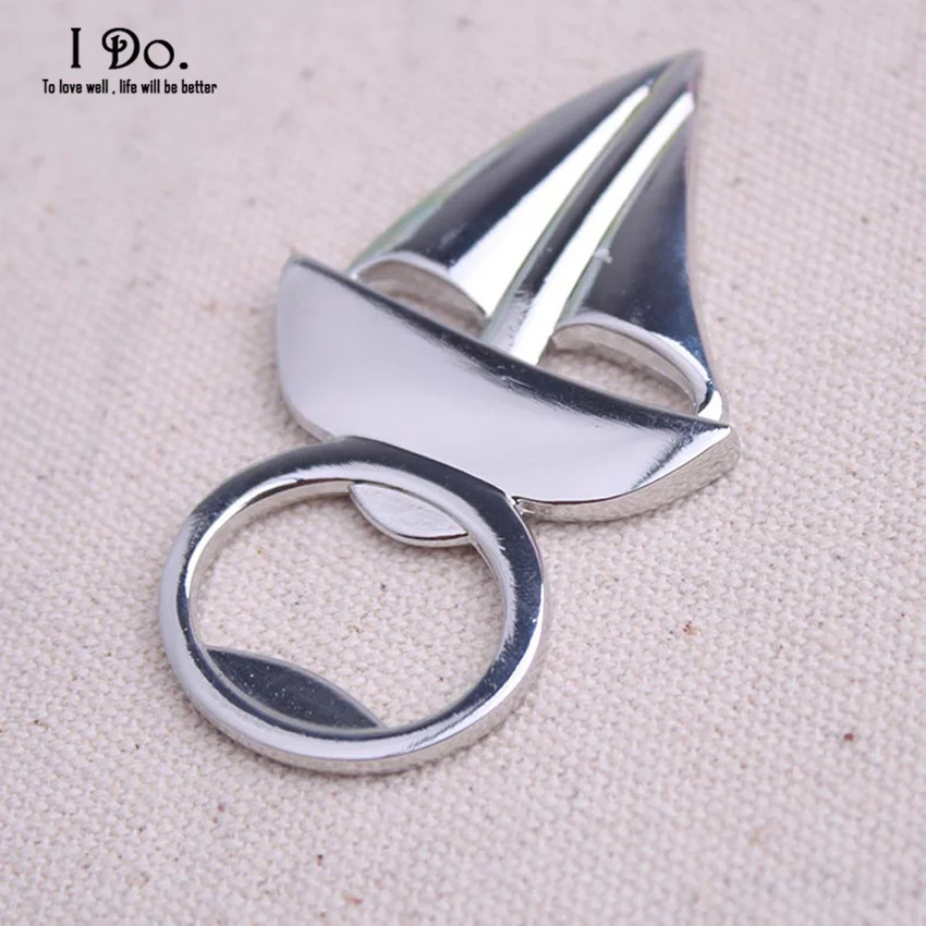 Бесплатная доставка открывалка для бутылок с парусной лодкой свадебные сувениры