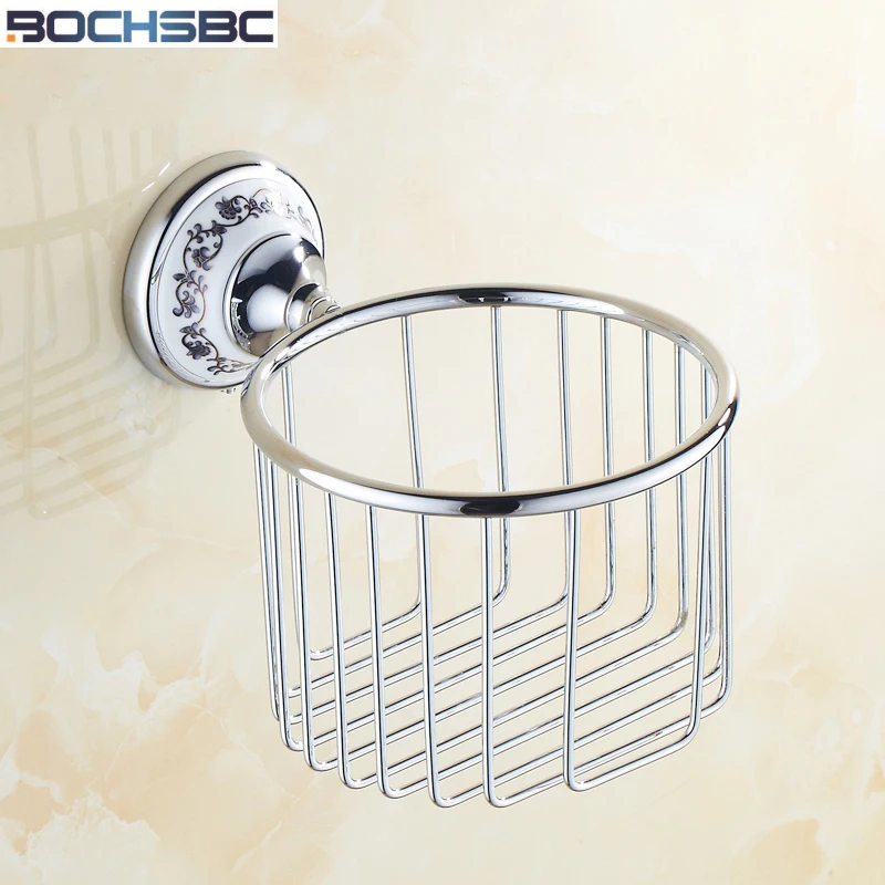 Держатель для рулона туалетной бумаги BOCHSBC с фарфоровым основанием европейская