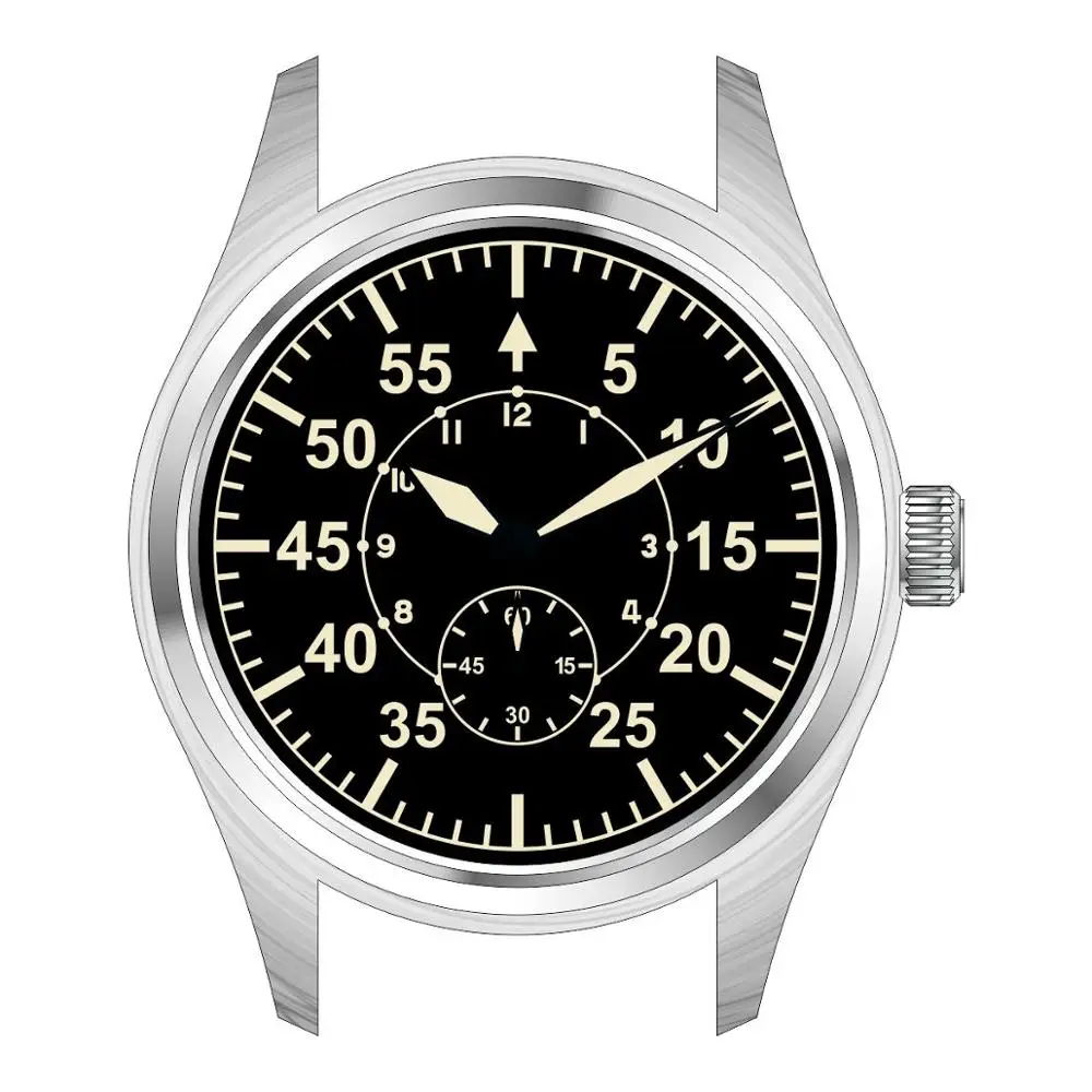 model 6 San Martin, модные женские и мужские часы-пилот, нержавеющая сталь, 200 м, водонепроницаемые кварцевые мужские наручные часы, сапфировое стекло - Цвет: model 6