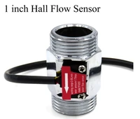 new 2 50lmin 1 inch water flow hall sensor switch flow meter dn25 for industrial turbine flowmeter water flow sensor7v 24v