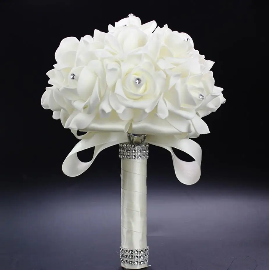 Букет из ПЭ розы AYiCuthia недорогой букет вспененного материала для невесты 9 цветов