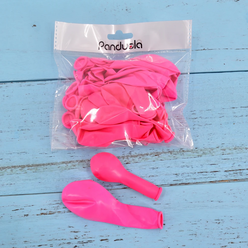 hot pink Balloons 30 шт. микс " 10" Воздушные шары Свадебные воздушные шарики декоративные шары для вечеринки баллон Baby Shower товары для выпускного вечера - Цвет: hot pink Balloons