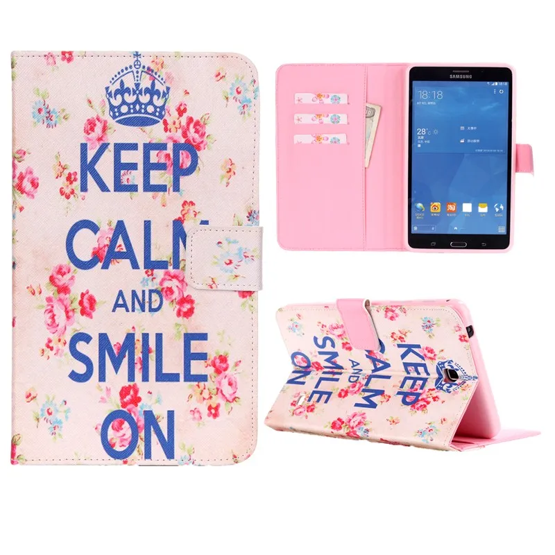 Чехол-книжка для Samsung Galaxy Tab 4 7 0 T230/ T231/ T235 из искусственной кожи | Компьютеры и офис