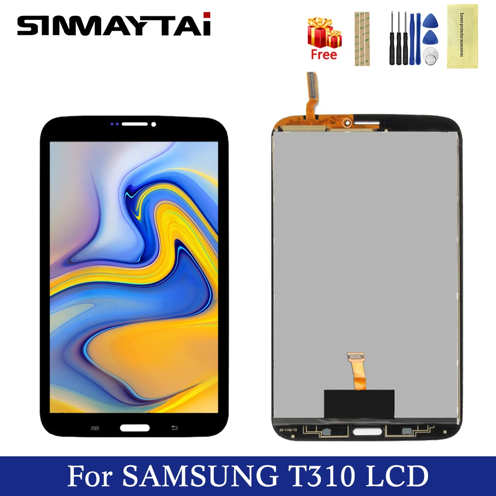 Новый 8 дюймовый T310 для Samsung Galaxy Tab3 0 T311 SM ЖК дисплей и цифровой преобразователь