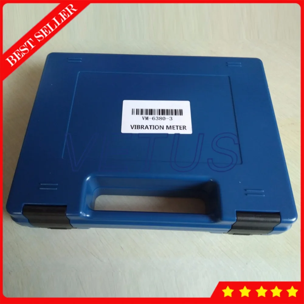 VM6380-3 портативный виброметр цифровой Виброметр с 3 пьезоэлектрическими